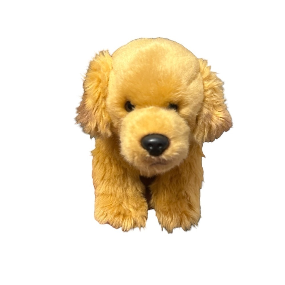 Demdaco Golden Retriever Yellow Plush Dog Toy